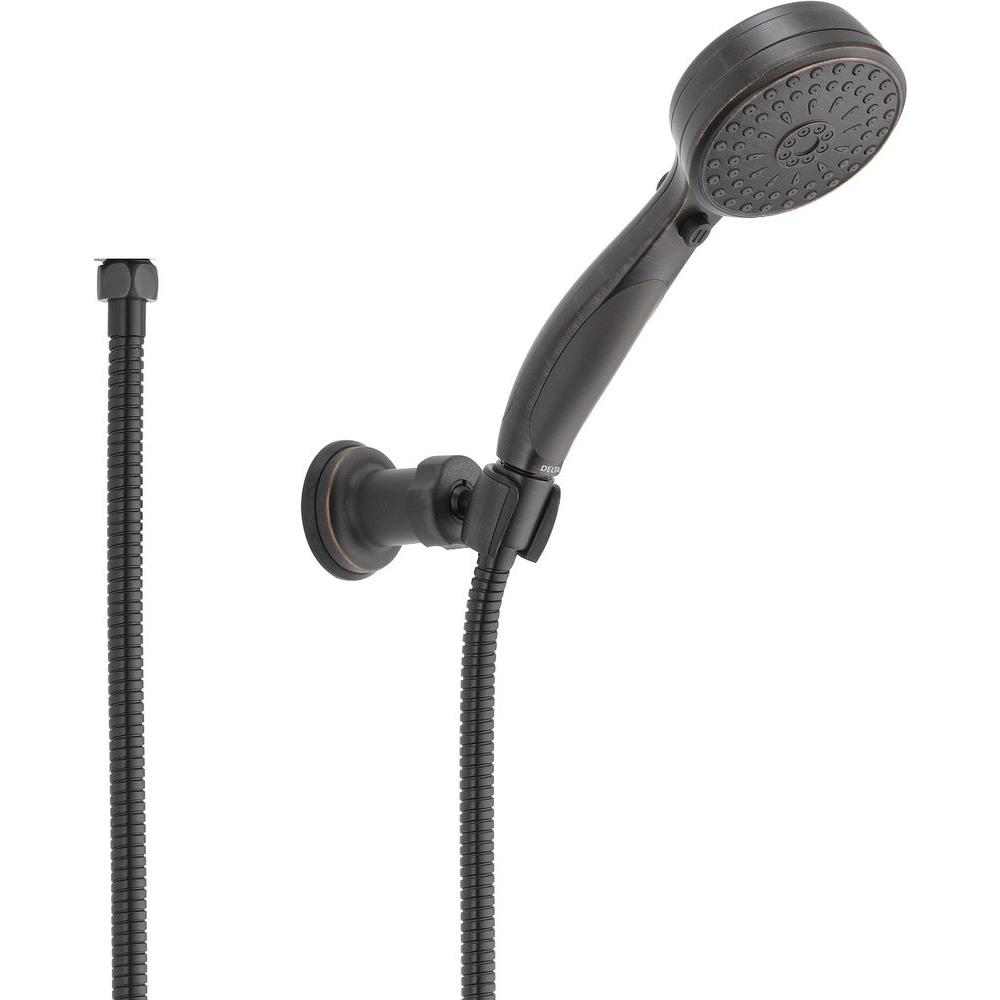 Delta 3-Way Shower Arm Diverter With Hand Shower In Venetian Bronze ...