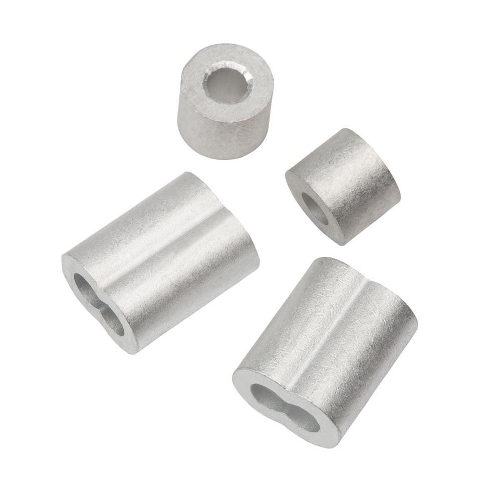 Crown Bolt 1/4 in. Aluminum Ferrule and Stop Set64994 The Home Depot
