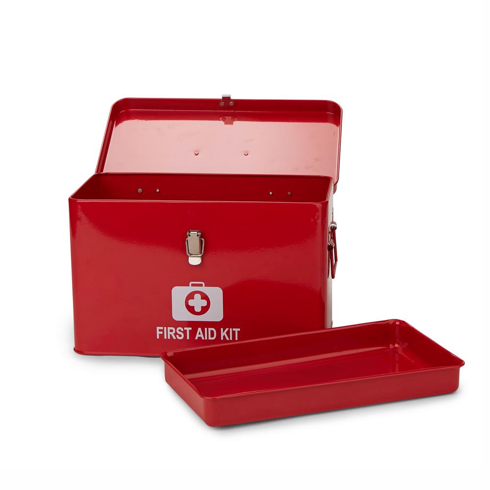 red first aid box