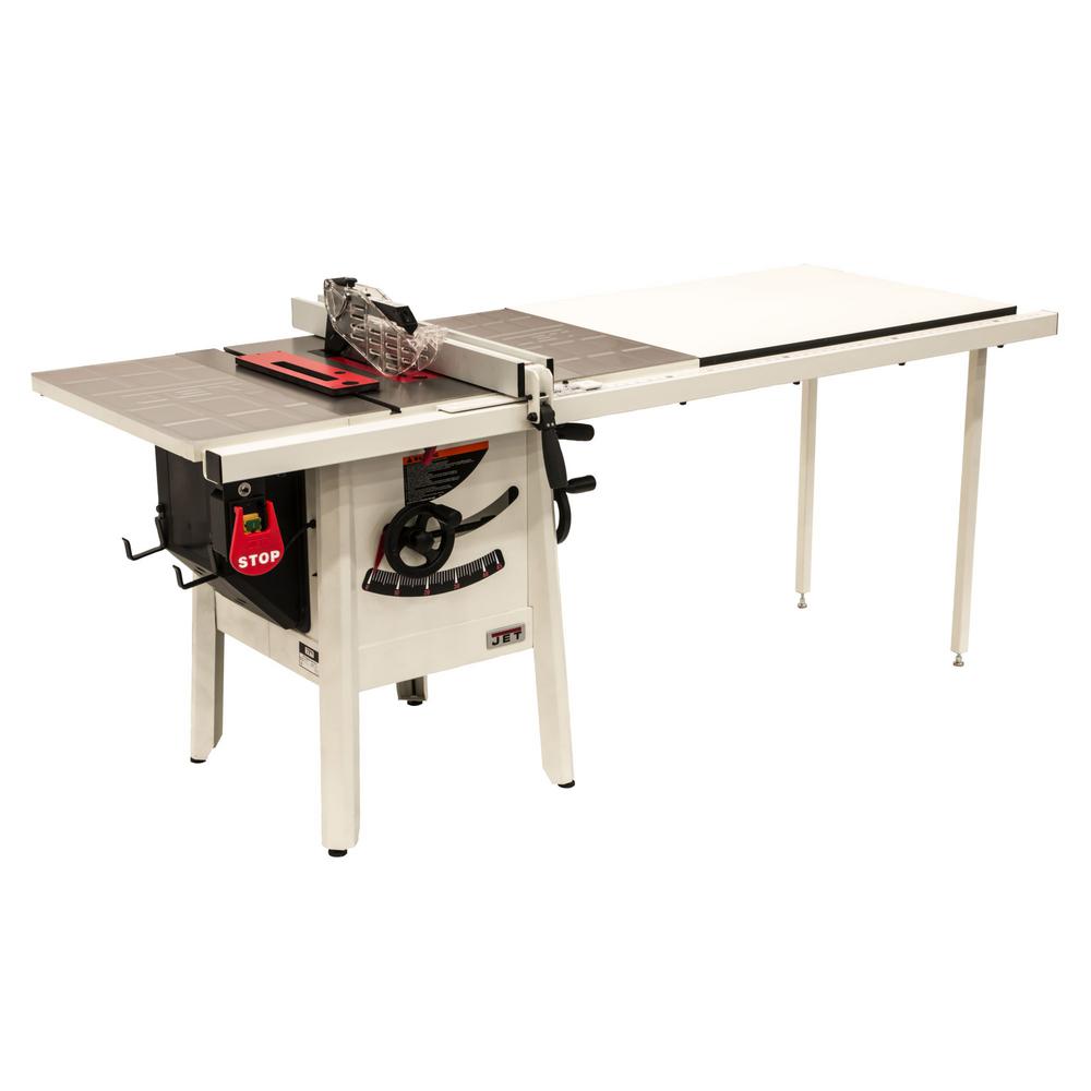 1.75 HP 10 in. Proshop Table Saw with 52 in. Fence, Steel Wings and Riving Knife, 115/230-Volt, JPS-10TS