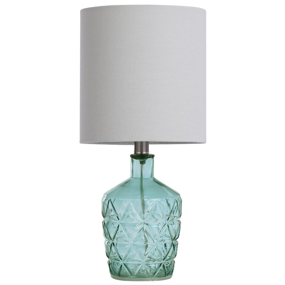 light blue accent table