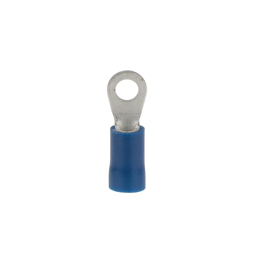 16-14 Blue VINYL 1//2 RING ELECTRICAL CONNECTOR TERMINAL MADE IN USA 1//2/" 50 PC
