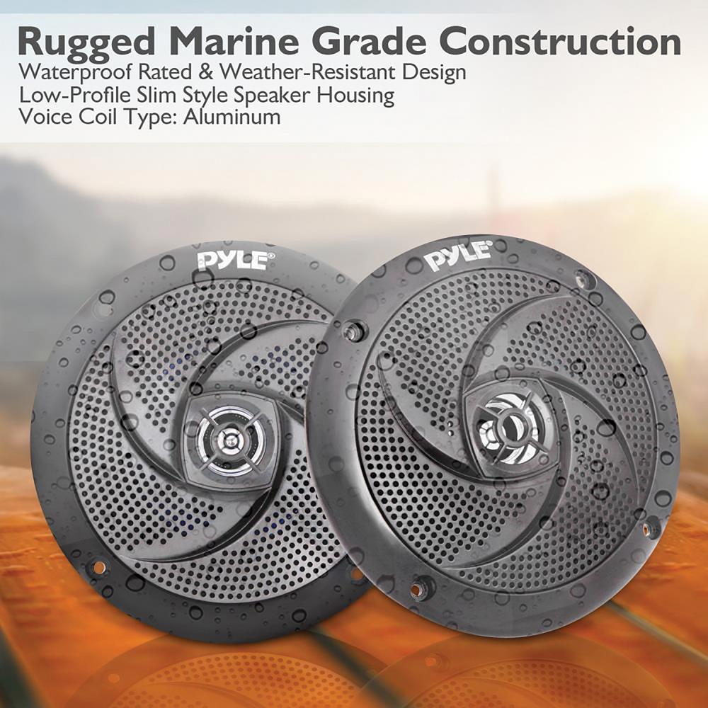 low profile marine speakers