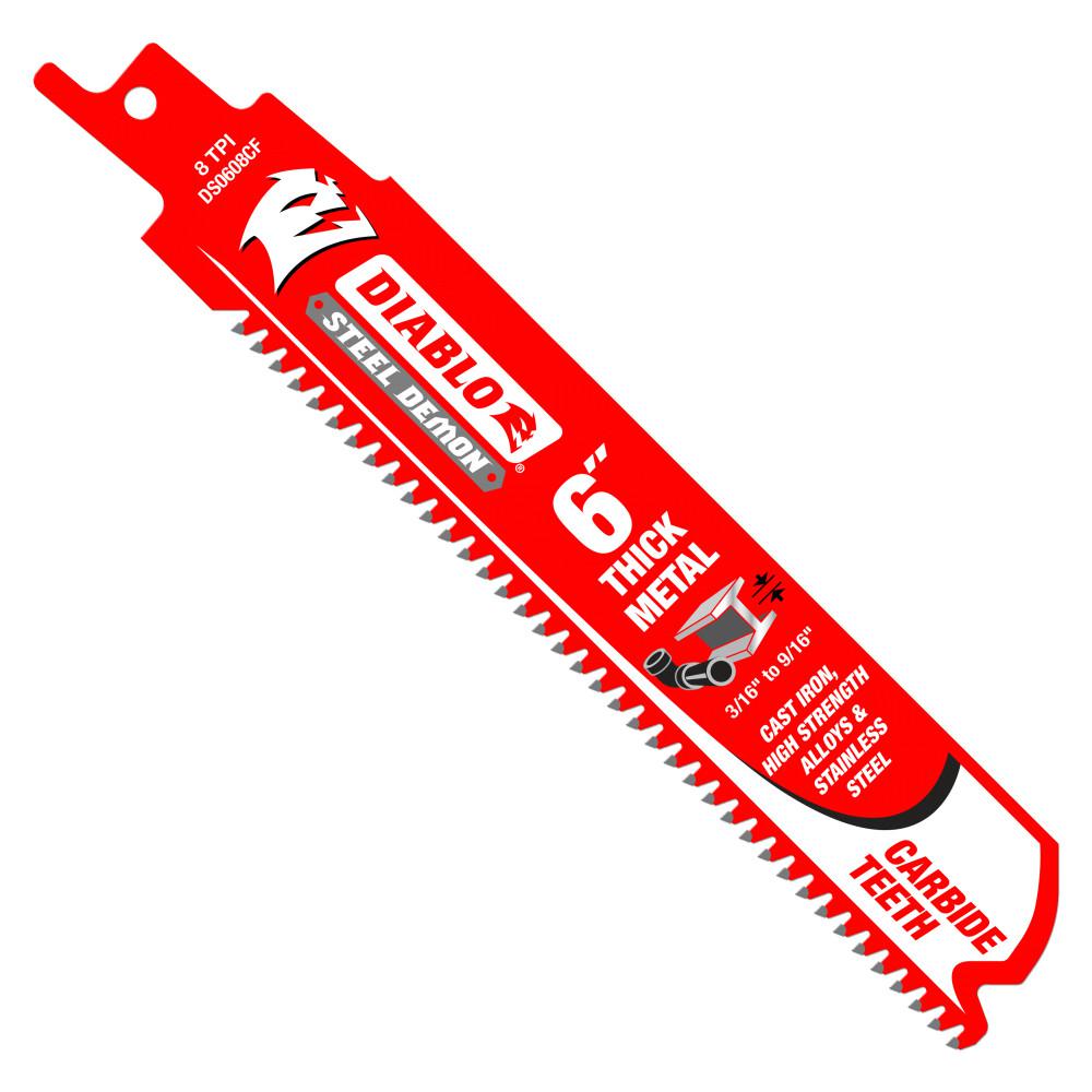 DIABLO 6 in. 8-TPI Steel Demon Carbide-Tipped Thick Metal Cutting