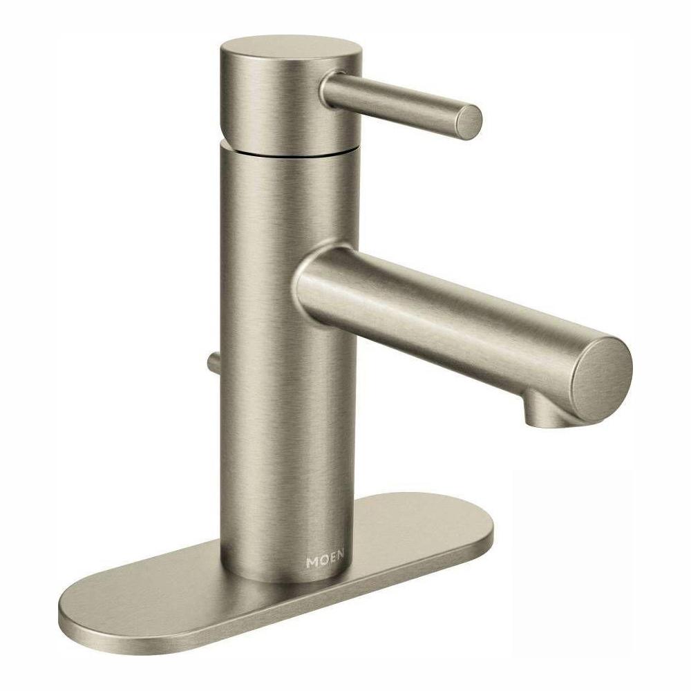 Moen 6190BN Align One-Handle High Arc Bathroom Faucet, Brushed Nickel