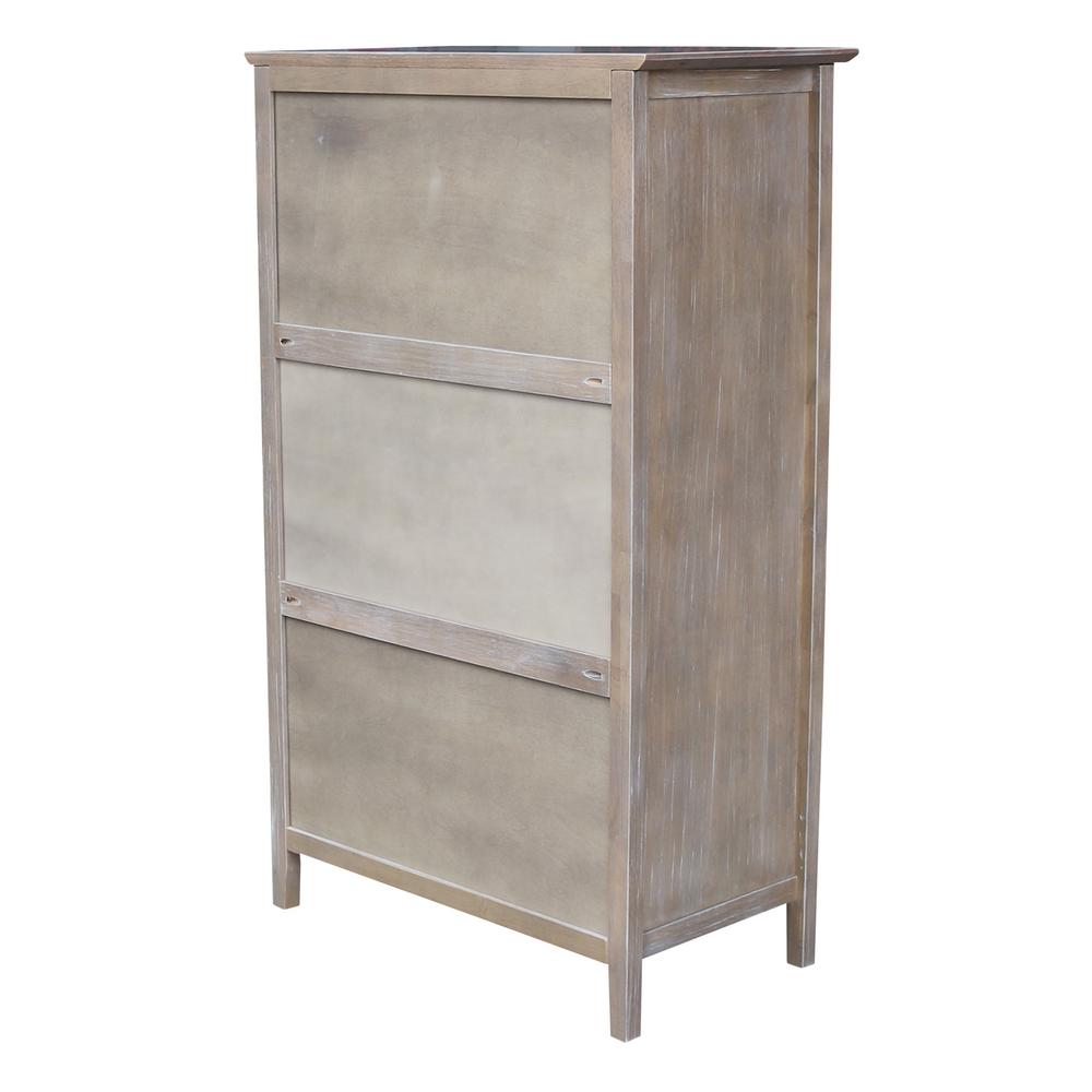 International Concepts Brooklyn 5 Drawer Weathered Gray Taupe