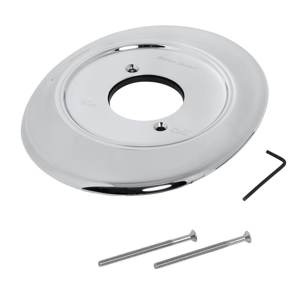 American Standard Symphony Escutcheon and Screws, Polished Chrome