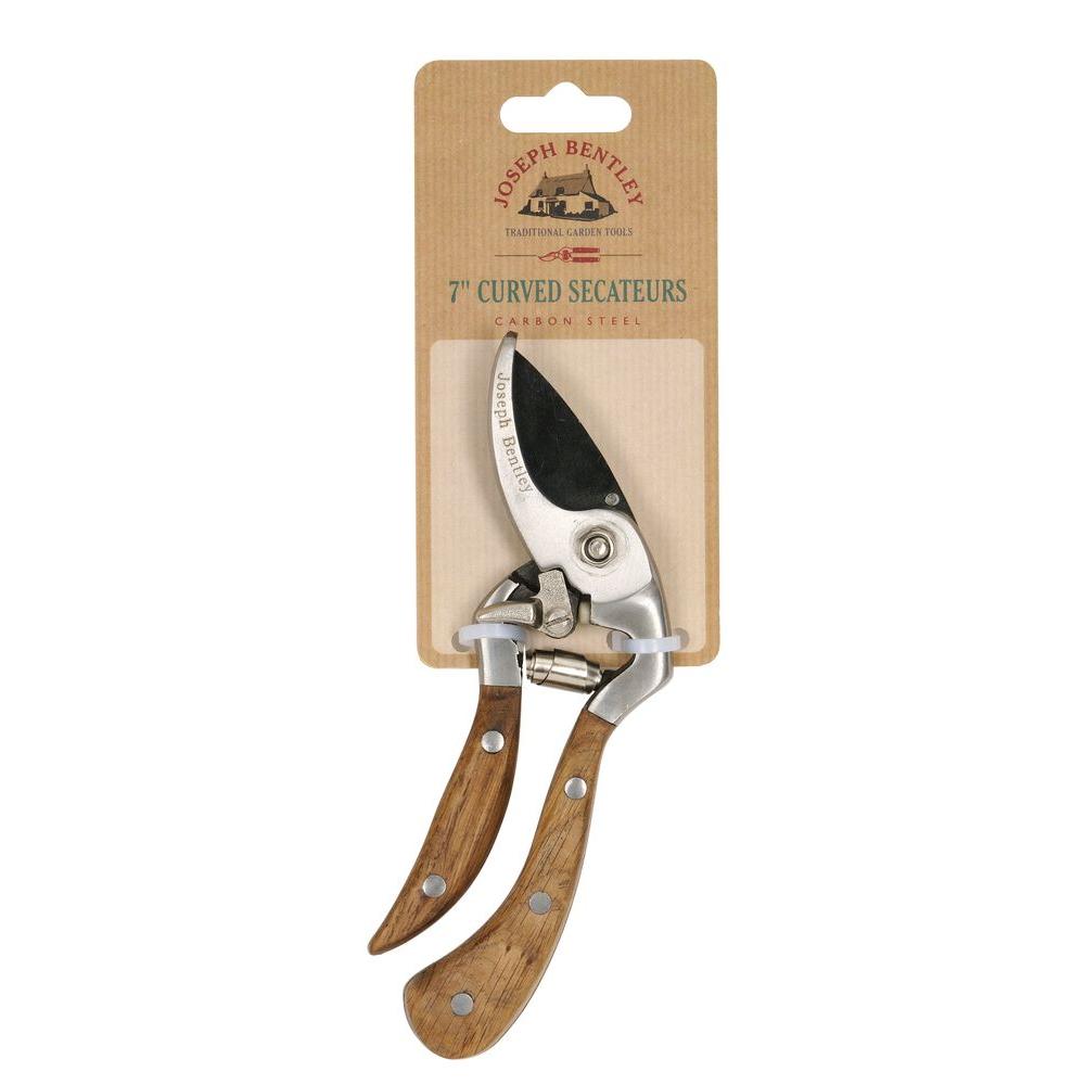 EAN 5045300702907 product image for Joseph Bentley Garden Tools 7 in. Carbon Steel Shaped Secateurs JBY0290 | upcitemdb.com