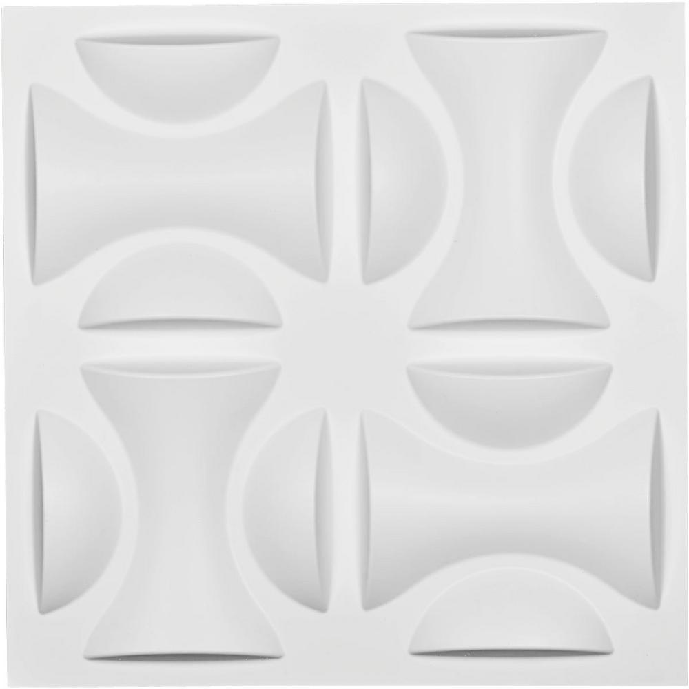 Ekena Millwork 1 in. x 195/8 in. x 195/8 in. White PVC York