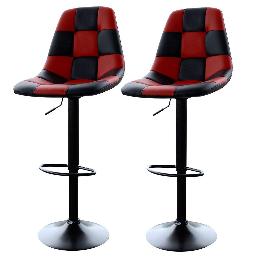 Black And Red Bar Stools, Red And Black Bar Stools
