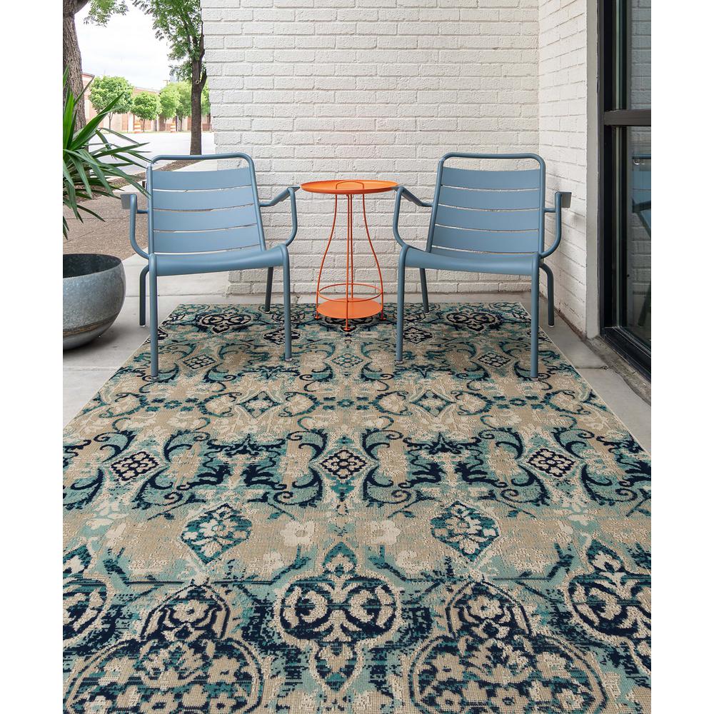 Kaleen Zuma Beach Collection Multi 3 Ft 11 In X 5 Ft 3 In Rectangle Indoor Outdoor Area Rug Zum10 86 31153 The Home Depot