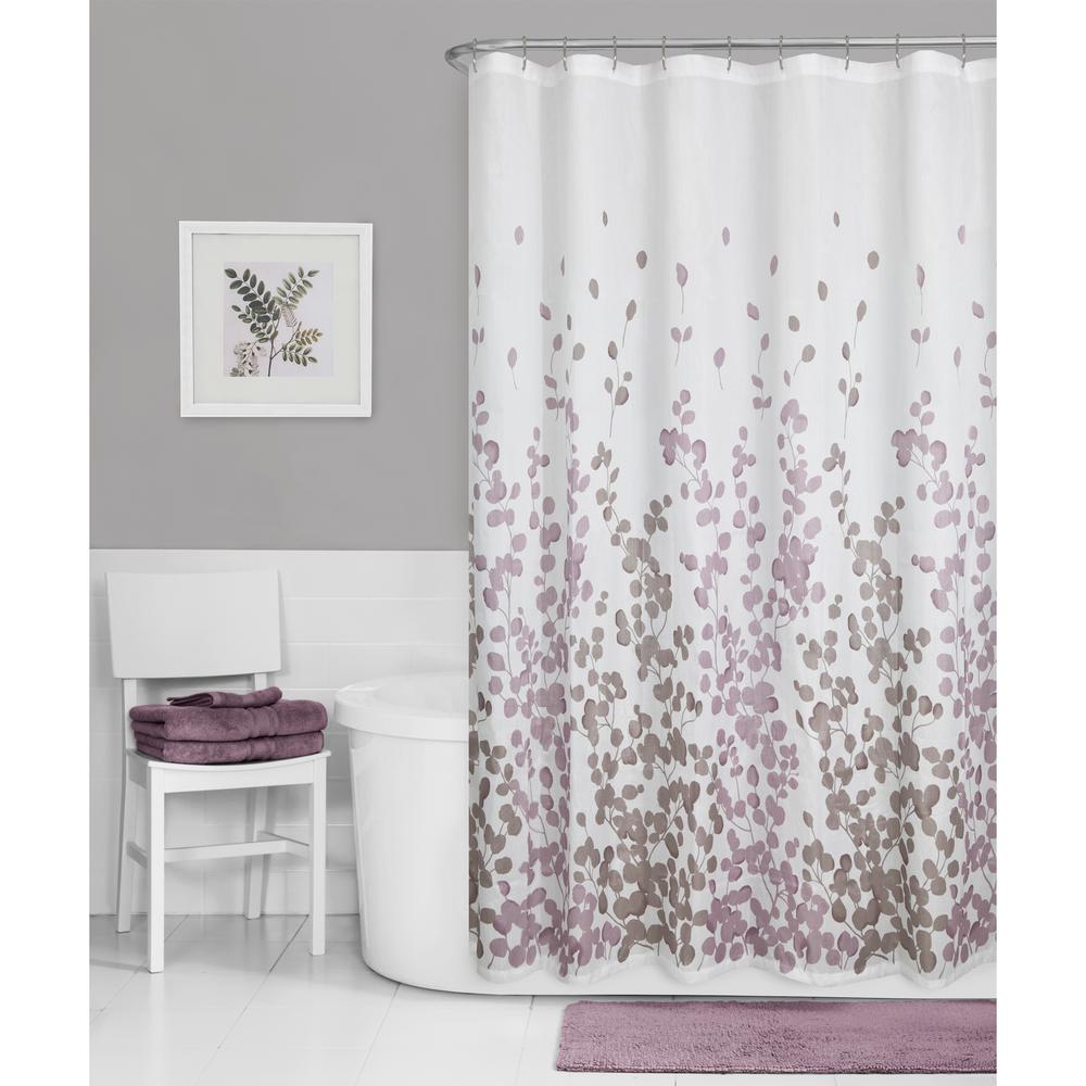 Maytex 70 In X 72 In Sylvia Leaves Printed Faux Silk Fabric
