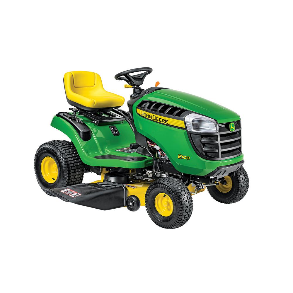 John Deere E100 42 inch 17.5 HP Gas Automatic Lawn Tractor by John Deere