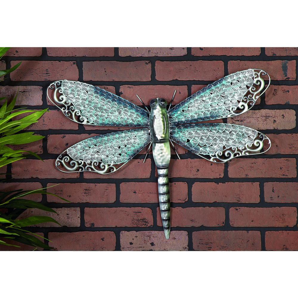 Southern Enterprises Herzer Metal/Glass Tree Decorative Wall Sculpture