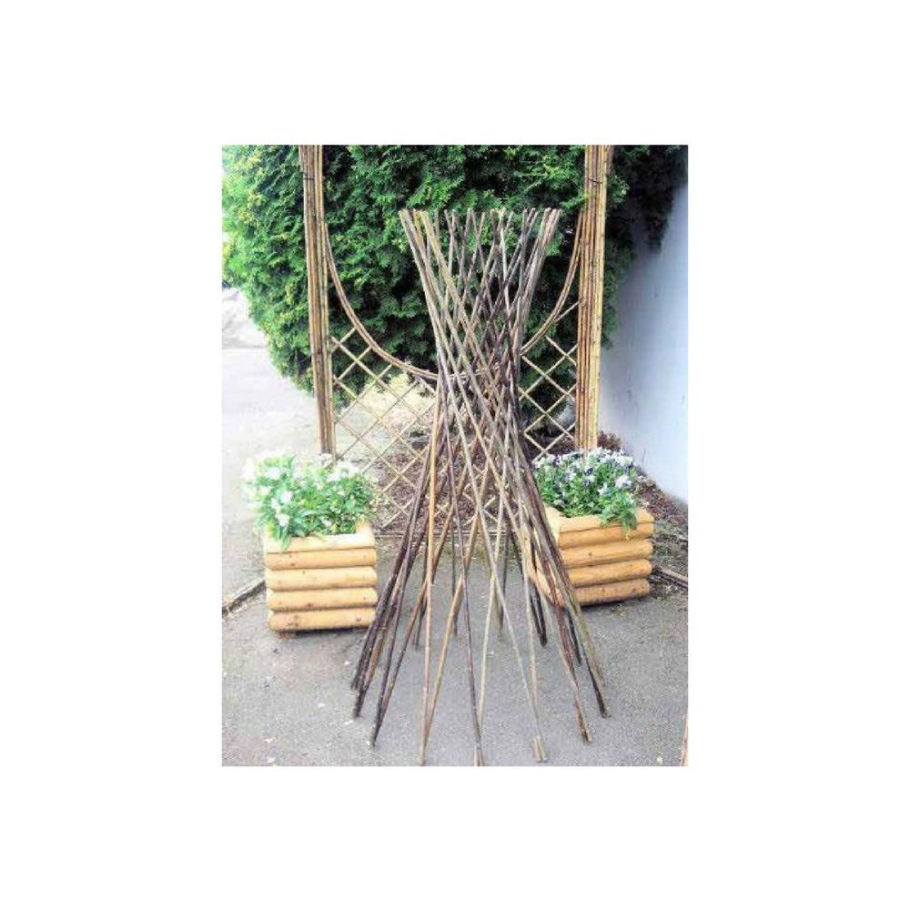 48 inch H Willow Funnel Trellis