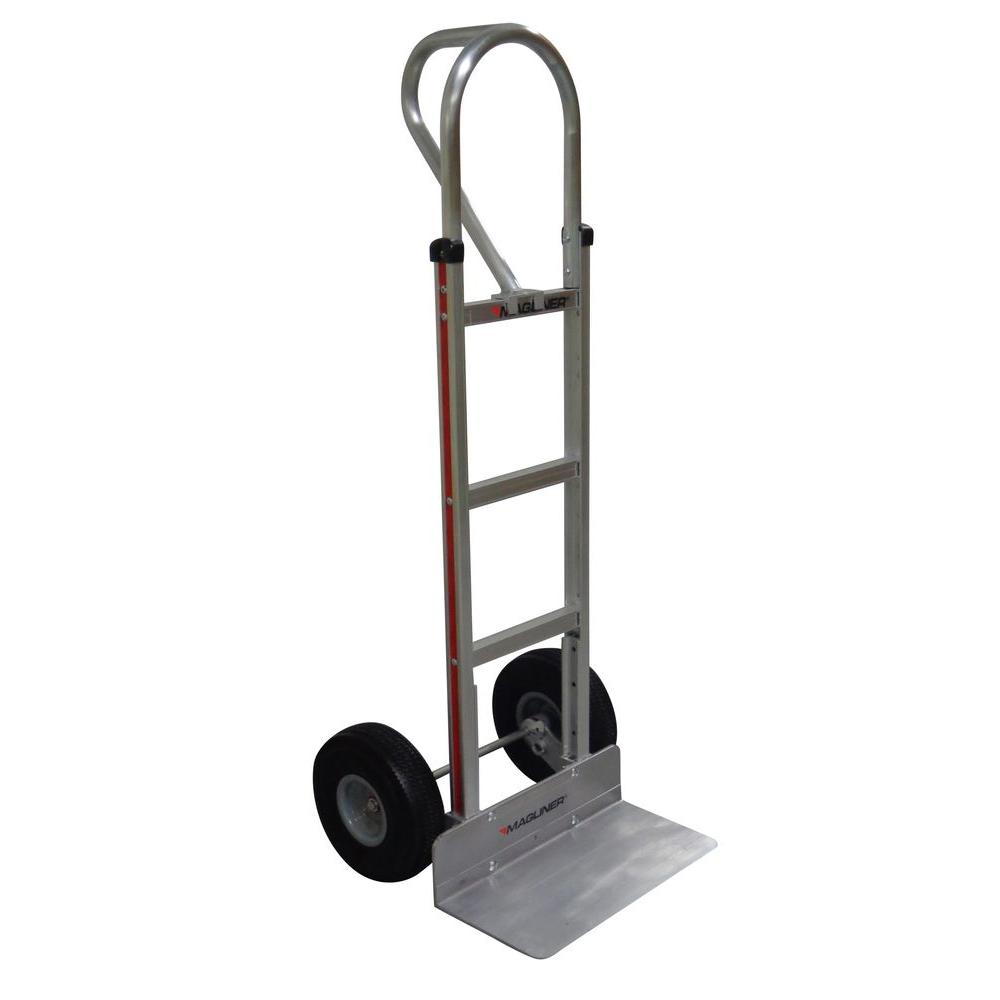 hand truck aluminum handle magliner lb trucks loop capacity wheels 1000 cosco flat extruded vertical moving convertible assisted nose homedepot