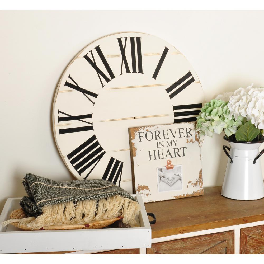 Brandtworks 30 In Farmhouse Roman Numeral Art Wall Hanging