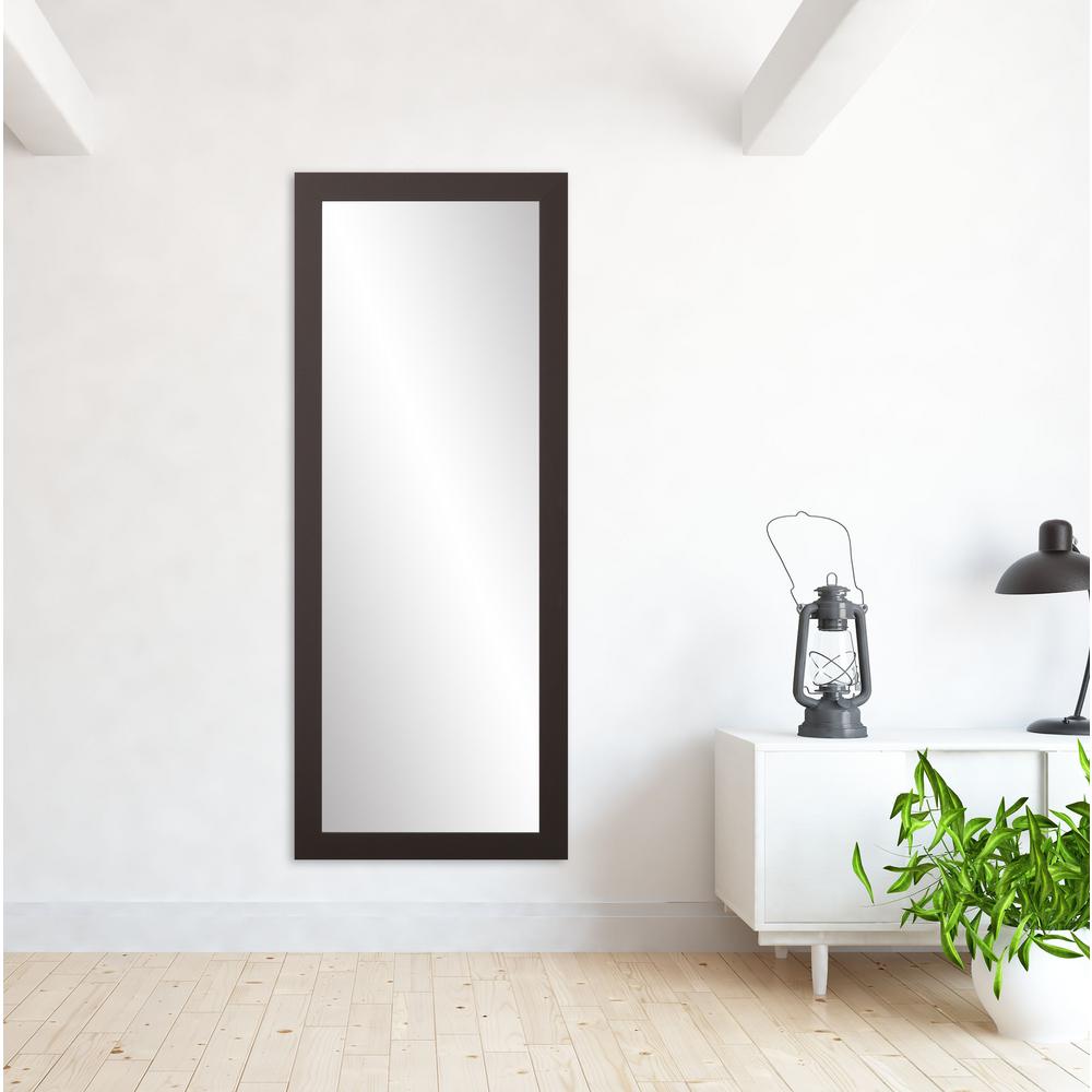 Matte Black 32 x 66 BrandtWorks Floor Mirror Floor & Full Length Mirrors msikumiai Home & Kitchen