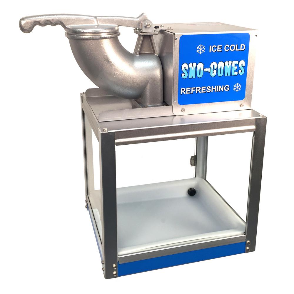 Paragon Arctic Blast 8000 oz. Blue Stainless Steel Countertop Snow Cone