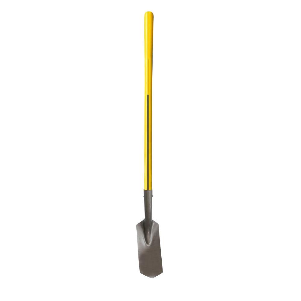 Nupla 48 in. Fiberglass Handle 16 in. Gauge 3 in. Curved Blade Trenching Shovel72210 The Home