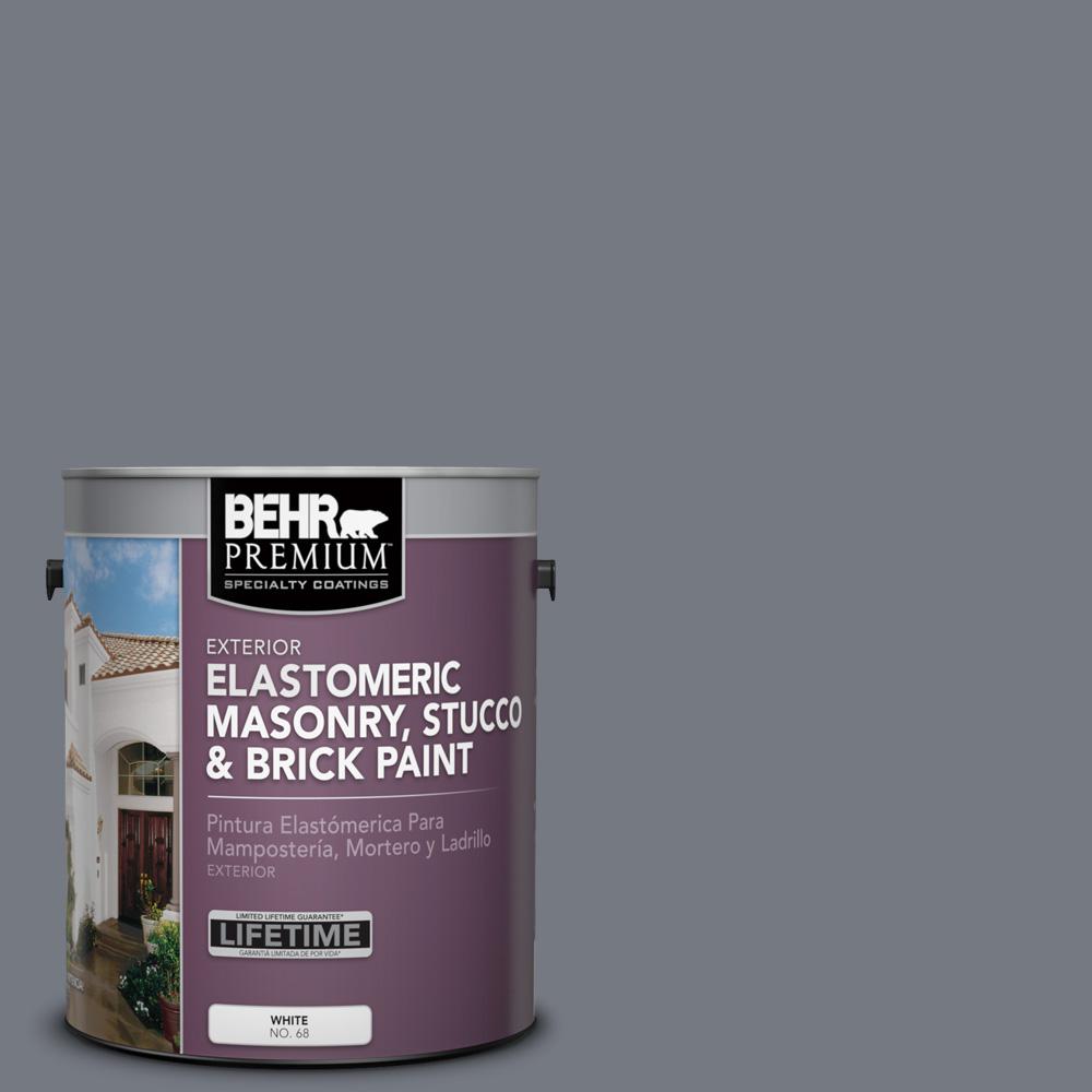 BEHR Premium 1 gal. #N510-5 Liquid Mercury color Elastomeric Masonry ...