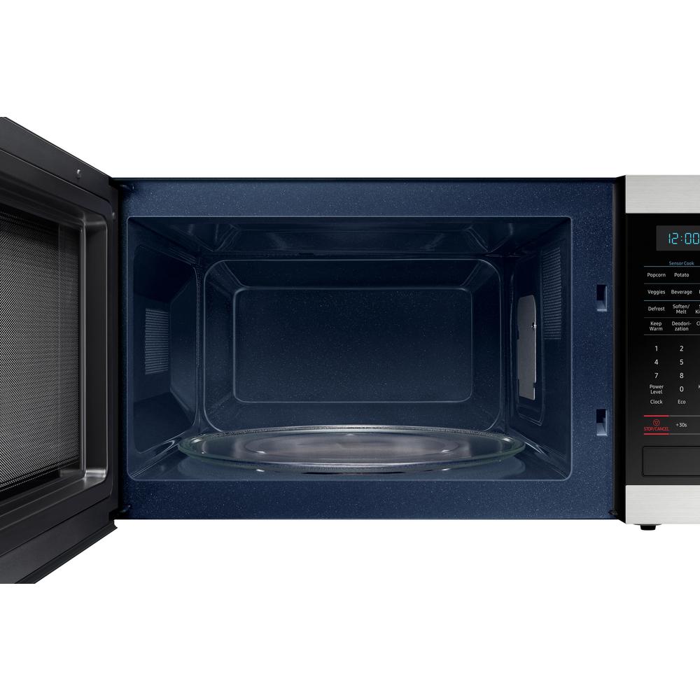 Samsung 1 9 Cu Ft Countertop Microwave With Sensor Cook In Stainless Steel