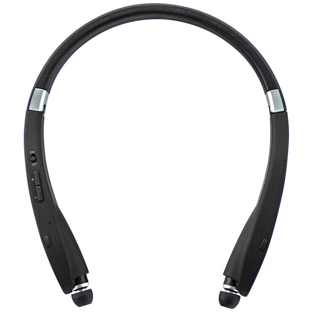 MobileSpec Premium Stereo Bluetooth Wireless Neck Headphones, Black