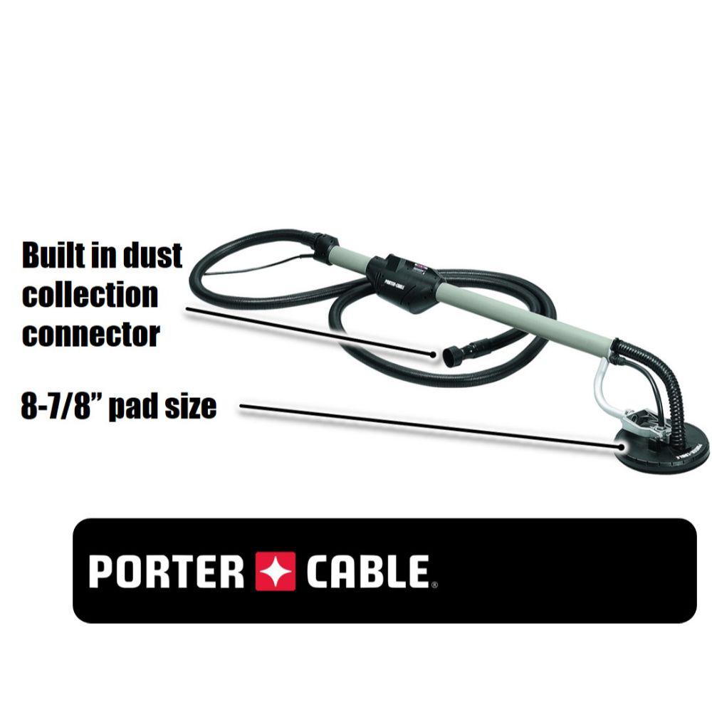 Porter Cable 4 7 Amp Corded 8 7 8 In Drywall Sander With 13 Ft Long Dust Collection Hose 7800 The Home Depot