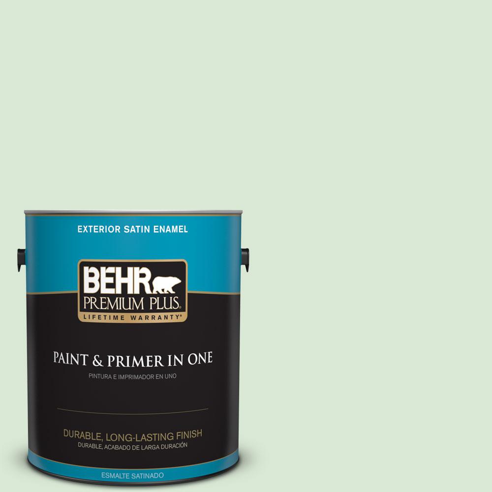 BEHR Premium Plus Ultra 5gal. M4002 Glass Tile Satin Enamel Exterior Paint985005 The Home