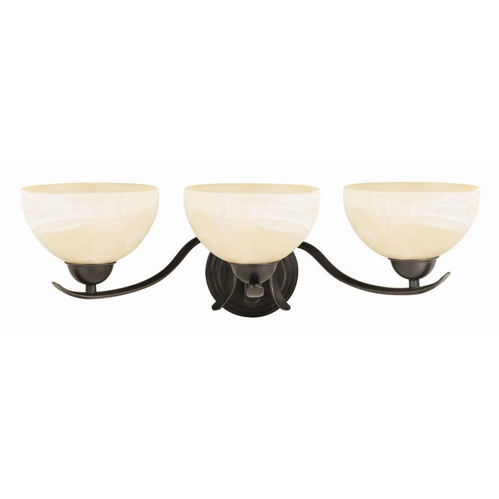 Design House Trevie 3Light OilRubbed Bronze Vanity Light517466 The