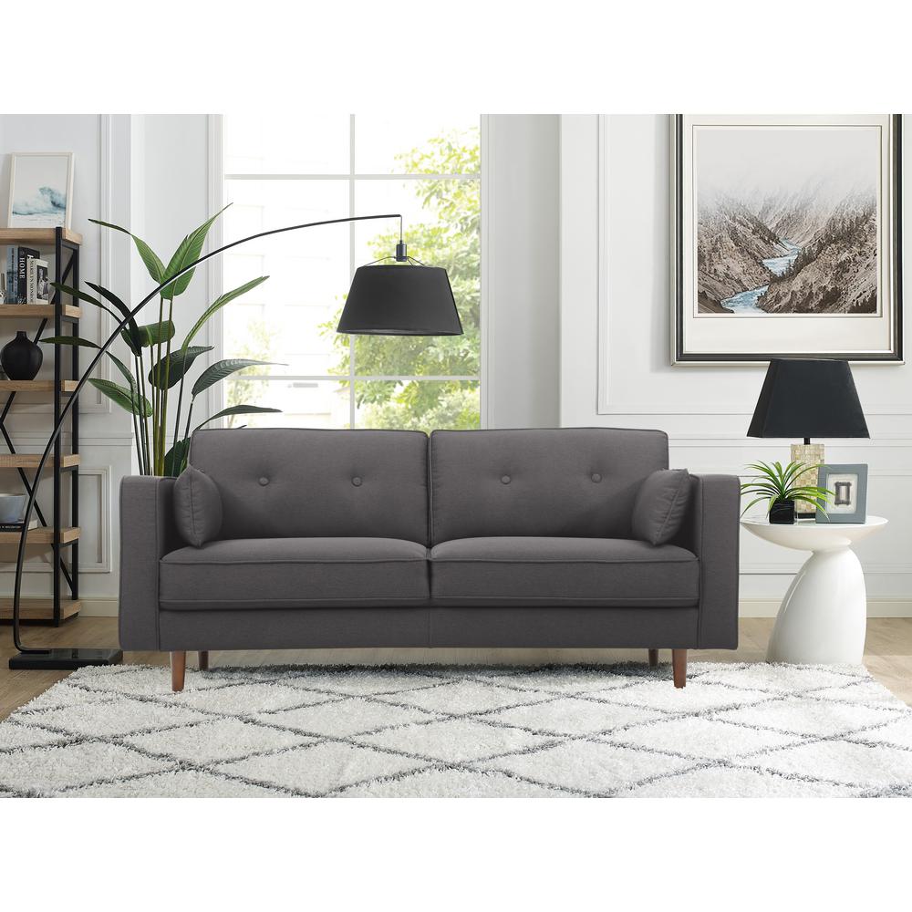 Lifestyle Solutions Tucson Mid Century Modern Sofa Lk Tcnsp3gu3073