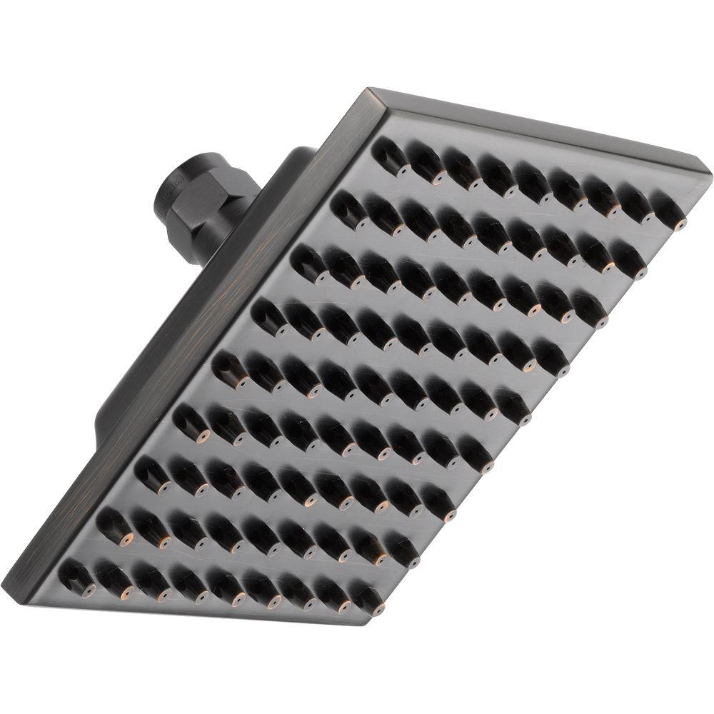 Delta 1Spray 2.5 GPM 6 in. Raincan Shower Head in Bronze