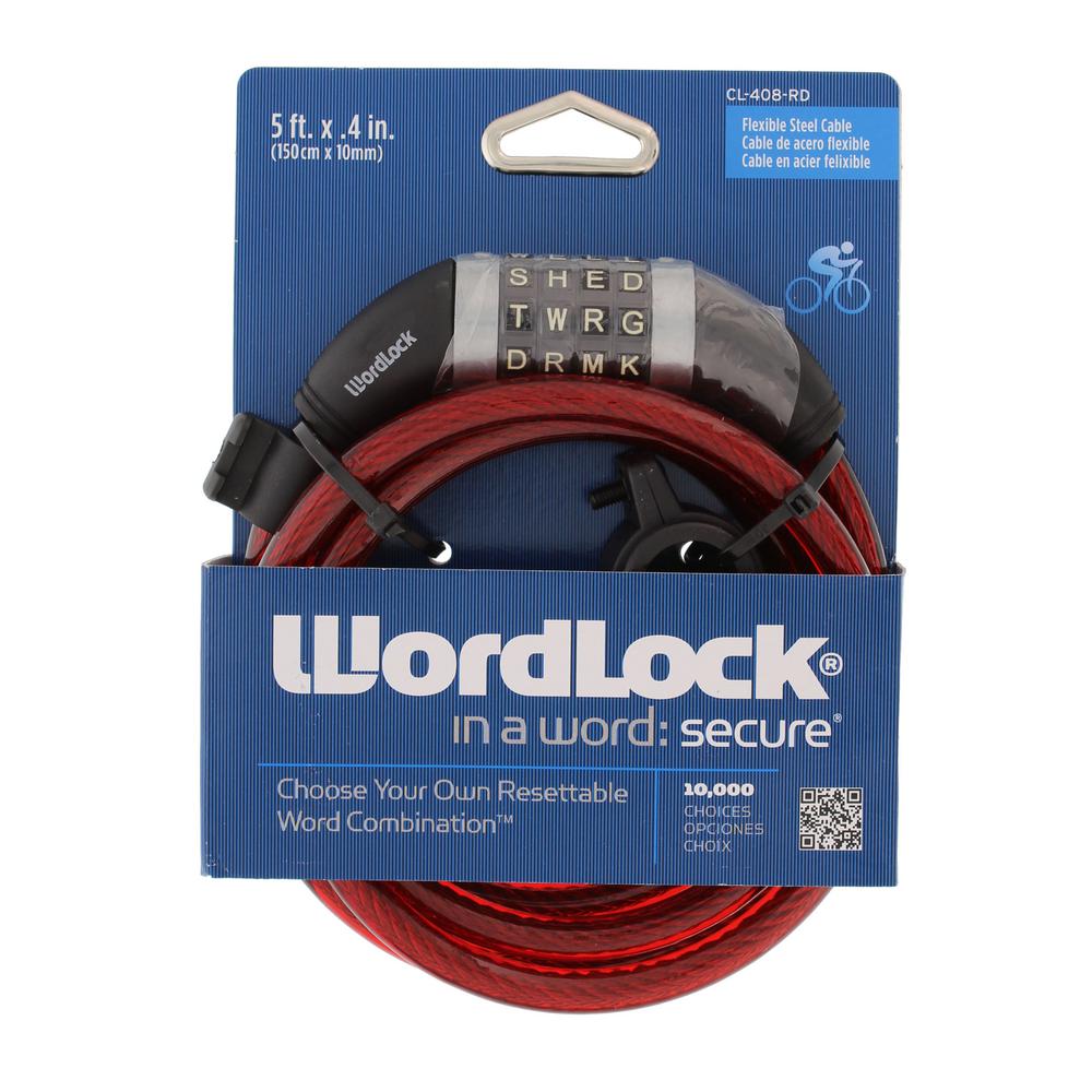 wordlock bike lock