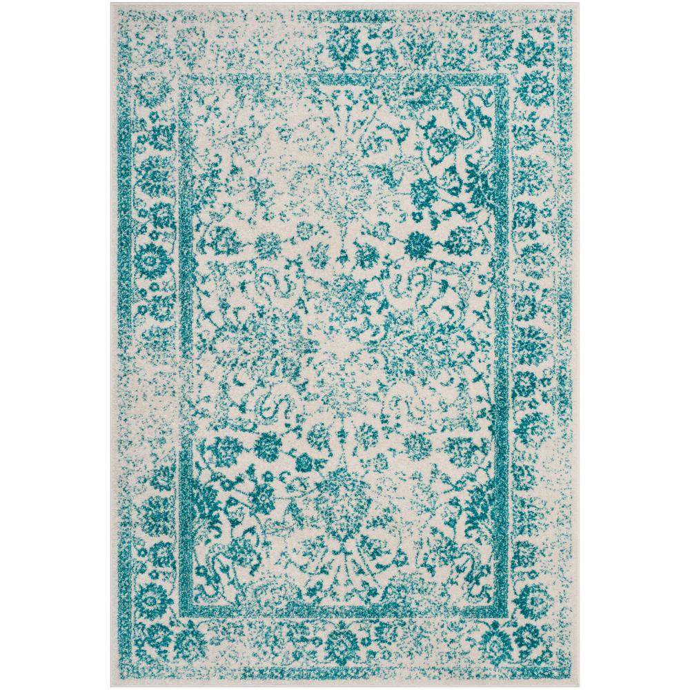 Safavieh Adirondack Ivory/Teal 6 Ft. X 9 Ft. Area Rug-ADR109D-6 - The ...