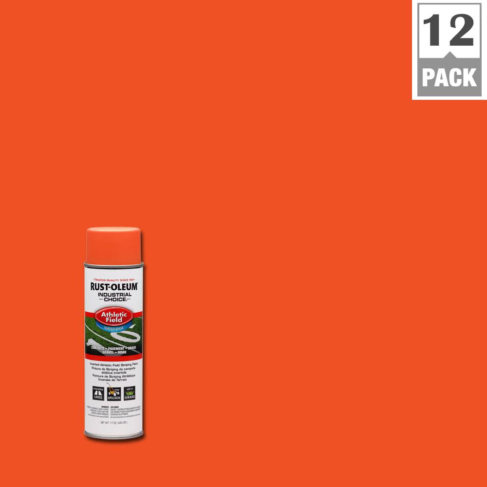 Rust Oleum Choice 17 Oz Af1600 System Athletic Field Rust Oleum Choice 17 Oz Af1600 System Athletic Field Fluorescent Orange Striping Spray
