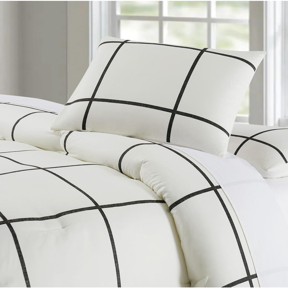 windowpane bedding