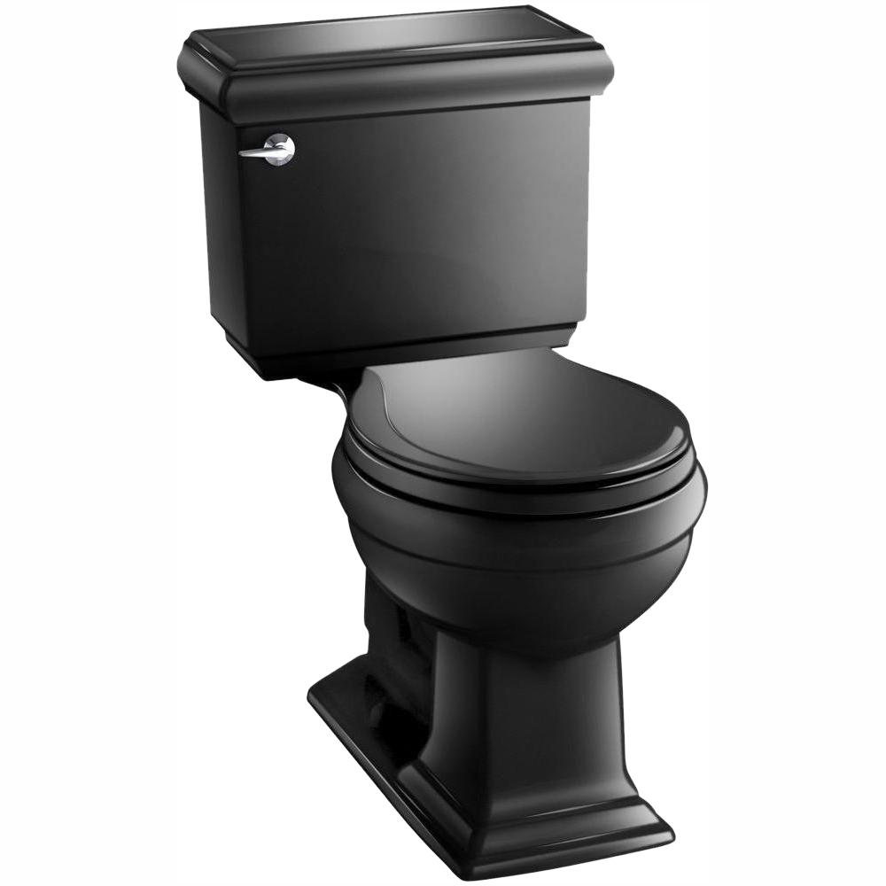 Round Chair Height Black Toilets Toilets, Toilet Seats & Bidets