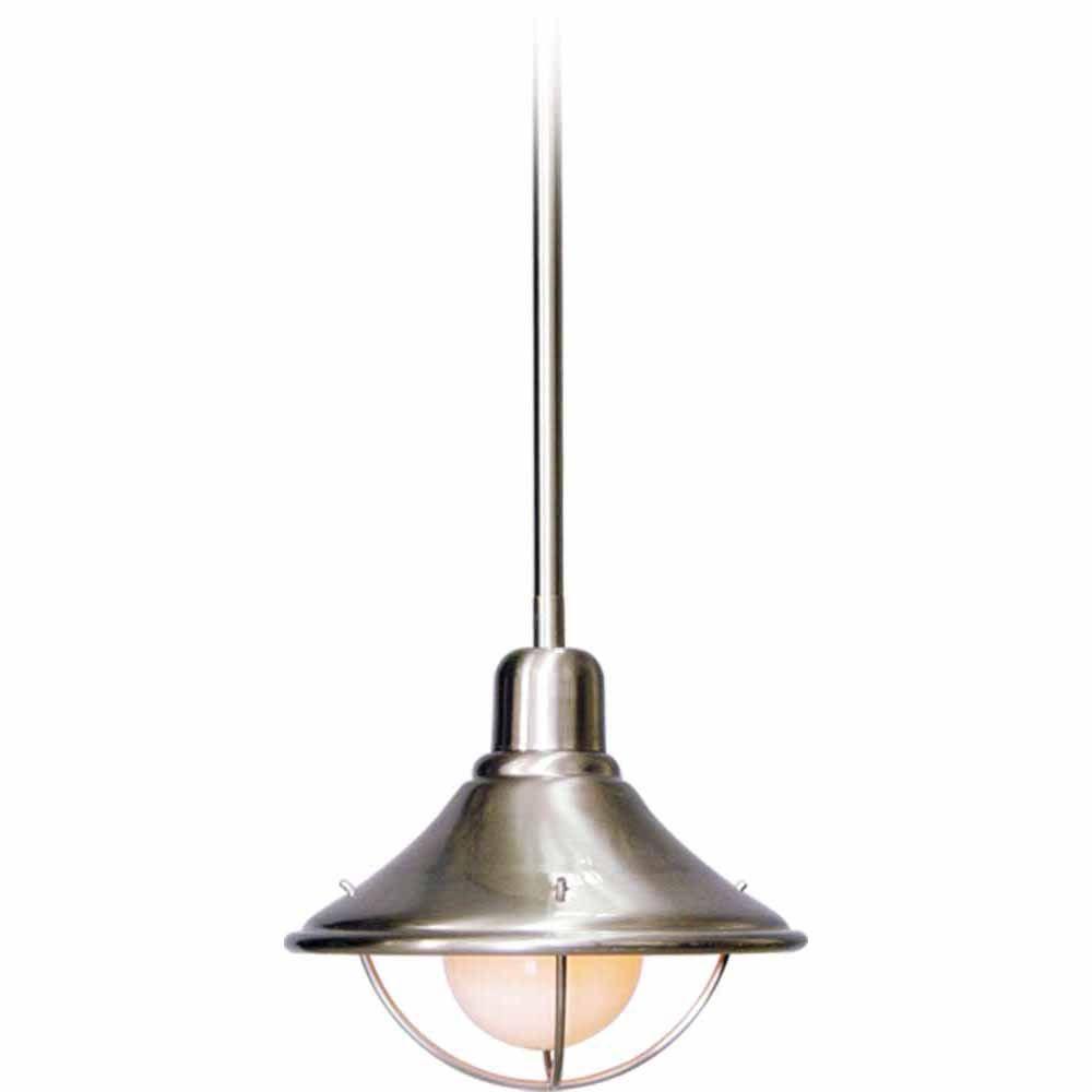 Filament Design Lenor 1 Light Brushed Nickel Mini Pendant V3121 33 The Home Depot