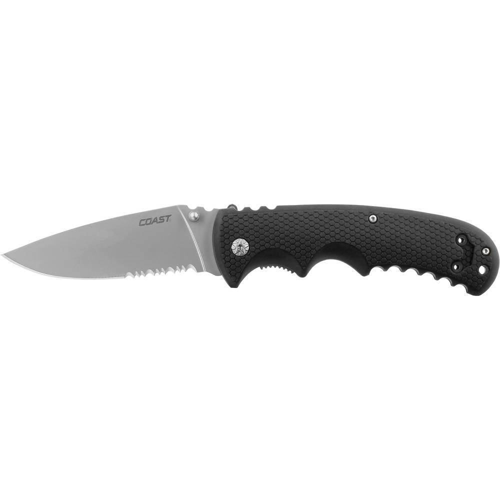Coast DX318 3.75 in. Double Lock Folding Knife20745 The Home Depot