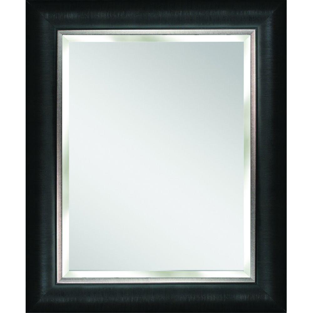 black - vanity mirrors - bathroom mirrors - the home depot