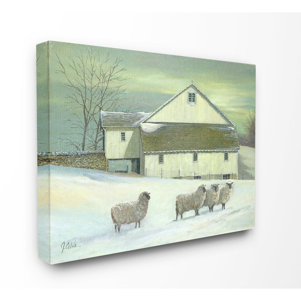 The Stupell Home Decor Collection 16 In X 20 In Sheep In Front