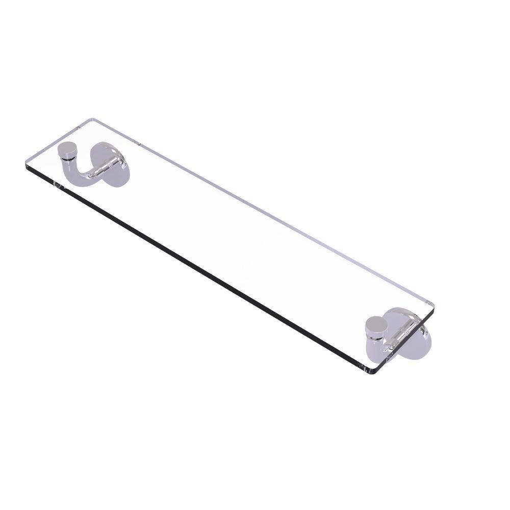 KOHLER Stillness 22 in. W WallMount Shelf in Glass and Polished Chrome