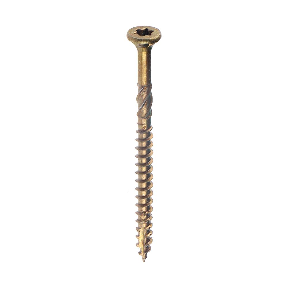 Steel GRK 120990 R4 T-25 Multi-Purpose Framing//Decking Screws Flat 9 by 2