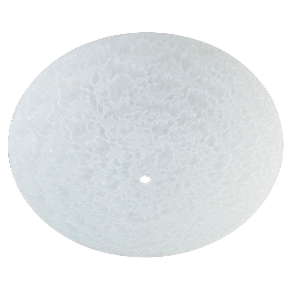 Westinghouse 123/4 in. Round Glass Diffuser Frosted with 23/8 in