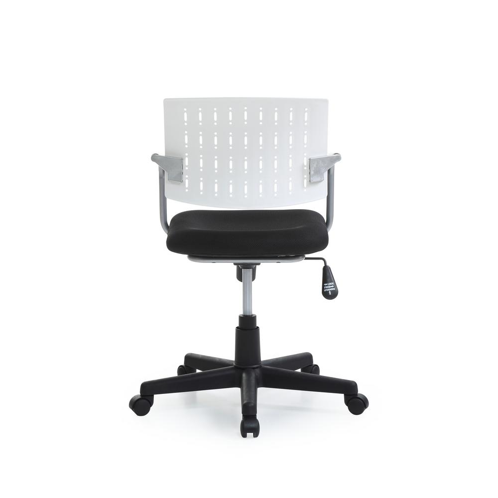 4 Office Desk Chair Plastic Fabric Office Chairs Home