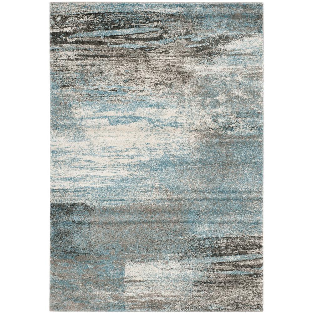 Safavieh Tahoe Gray Light Blue 8 Ft X 10 Area Rug