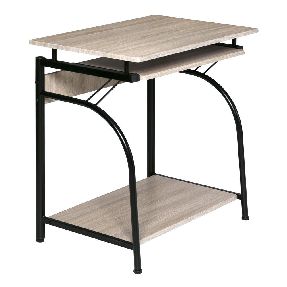 OneSpace Light Oak Stanton Computer Desk with Pullout Keyboard Tray 50