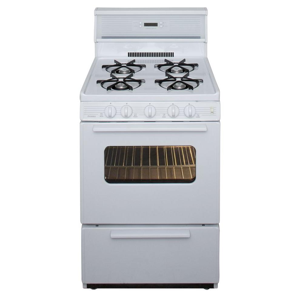 ZLINE Kitchen and Bath 24 in. 2.97 cu. ft. Freestanding Gas Range in WhiteSCK240OP The Home Depot