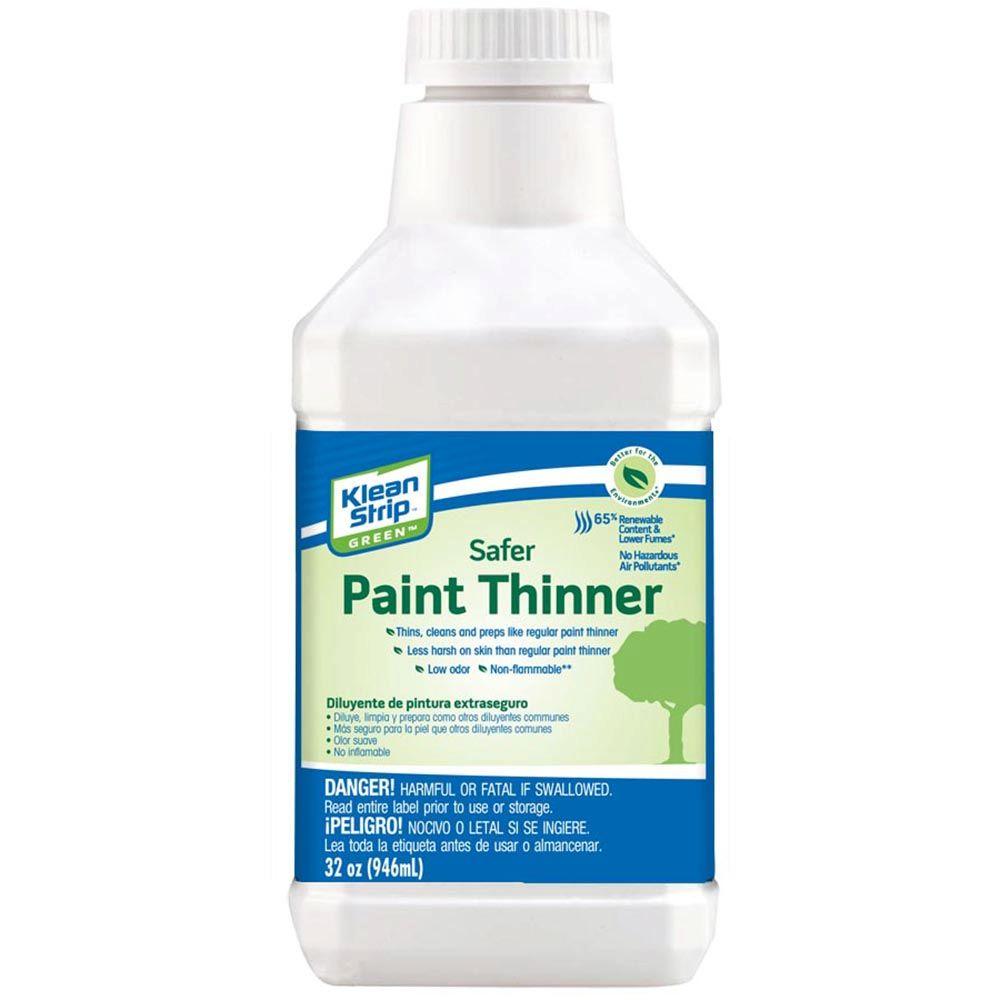 KleanStrip 1 qt. Green Safer Paint ThinnerQKKP75010 The Home Depot