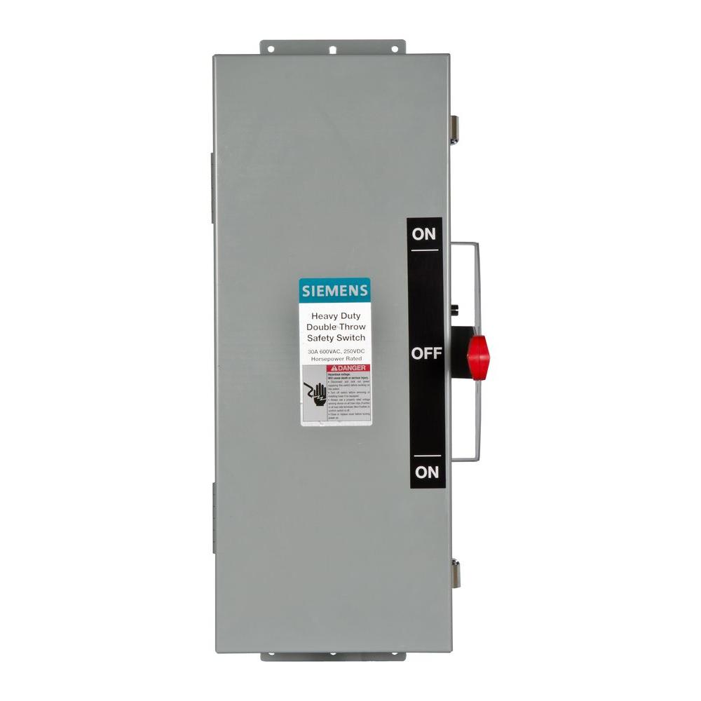 Safety Switch With Window 30 Amp 3-Pole Safety Switch - 600V, NEMA 3R ...